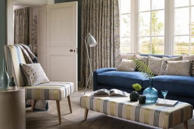 A stylish living room