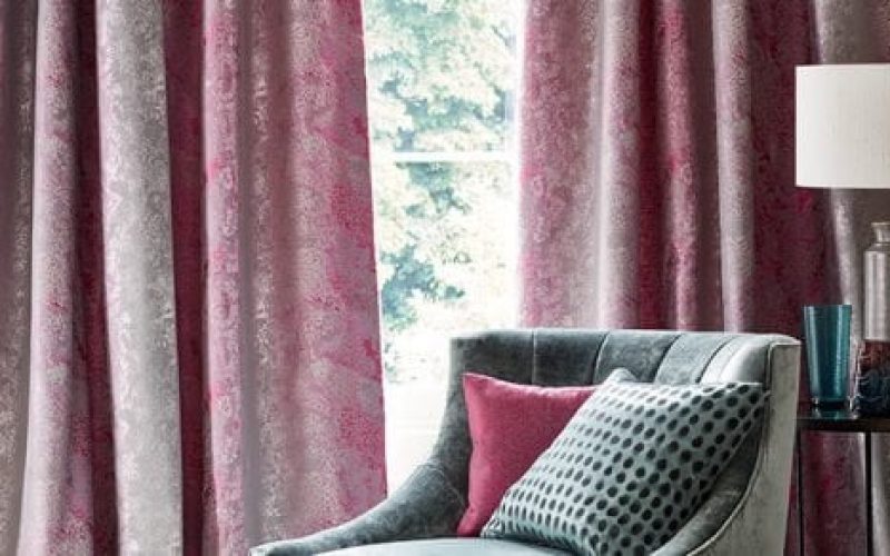 Curtains and a chair